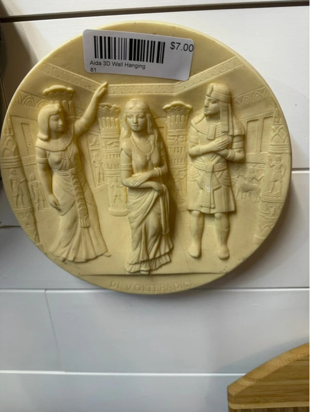 Aida 3D wall hanging decorative plate